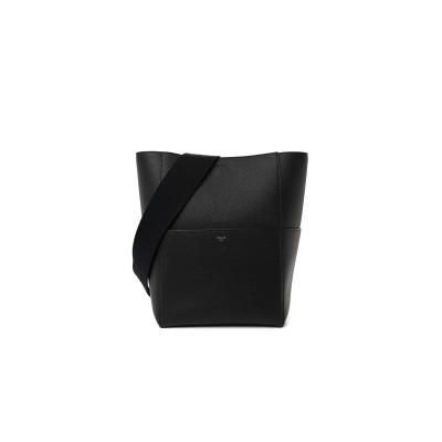 CELINE BUCKET BAG IN SANGLE SEAU PEBBLED CALFSKIN 176593AH4.19ES (33*23*17cm)